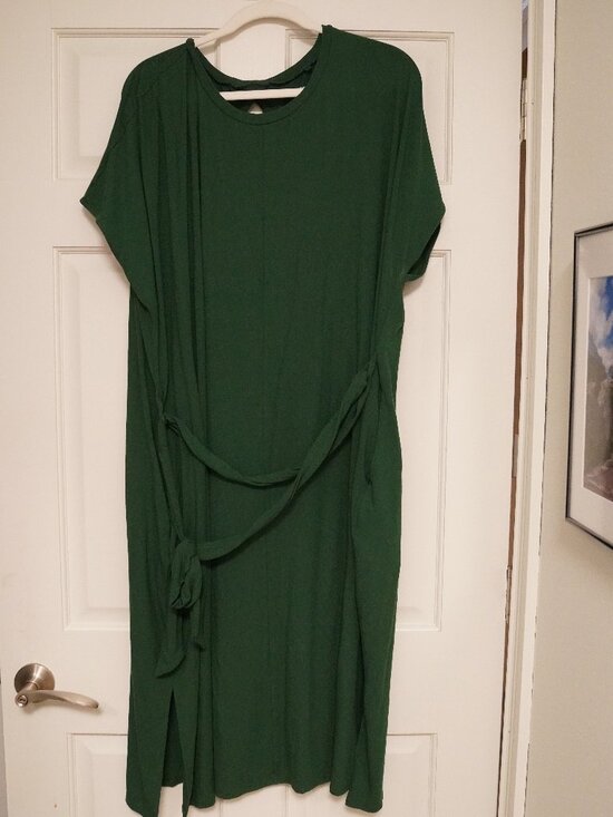 Universal Standard Dresses & Skirts - Universal Standard Green Tie Waist Dress Size L - Plus Size